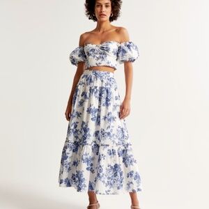 NWT Abercrombie Poplin Set in XXS